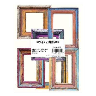 Spellbinders Beautifully Imperfect - Chipboard Frames