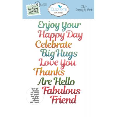 Elizabeth Craft Designs Romantic Revival Die - Everyday Big Words