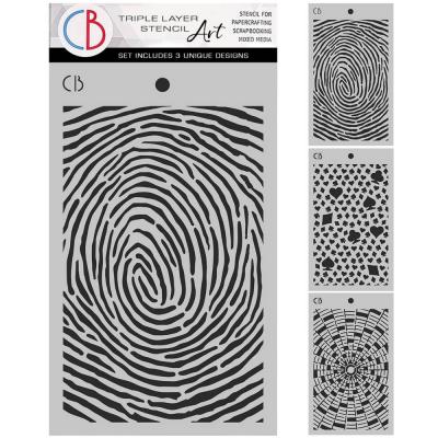 Ciao Bella The Last Mystery Stencil - Triple Layer Set
