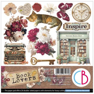 Ciao Bella Book Lovers - Fussy Cut Pad