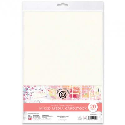 Katy Sue Designs Cosmic Shimmer  Mixed Media Cardstock Ivory