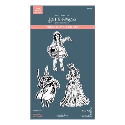 Spellbinders Wonder of Oz BetterPress Plate & Die Set - Dorothy & The Witches