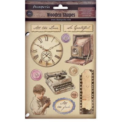 Stamperia Quiet Days - Colored Wooden Shape