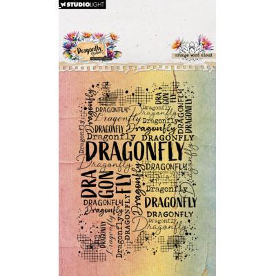 StudioLight Dragonfly Dreams Stempel - Grunge Word Cloud