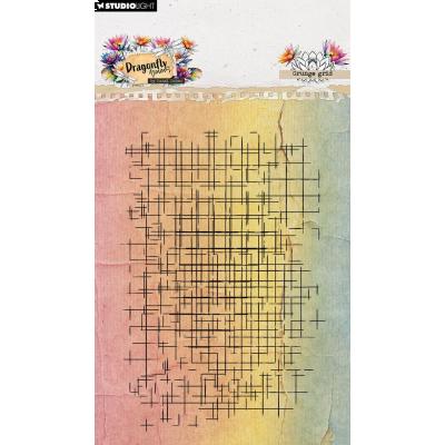 StudioLight Dragonfly Dreams Stempel - Grunge Grid