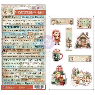 Prima Marketing Twinkle & Treats - Chipboard Stickers