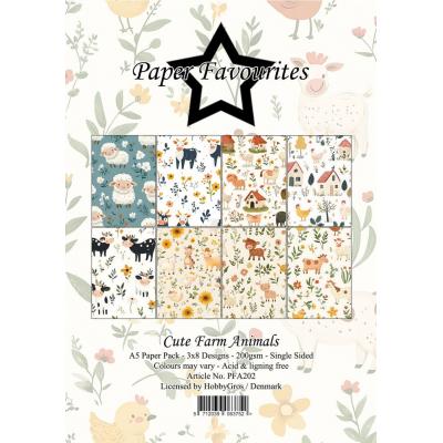 Paper Favourites Paper Pad - Cute Farm Animals
