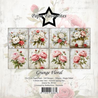 Paper Favourites Paper Pad - Grunge Floral
