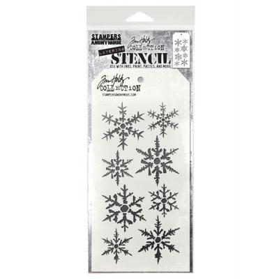Stampers Anonymous Tim Holtz Stencil - Snowflakes