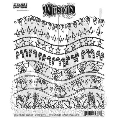 Stampers Anonymous Dylusions Stempel - Christmas Borders