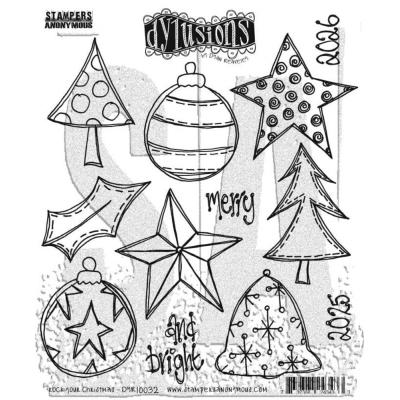 Stampers Anonymous Dylusions Stempel - Rock Your Christmas