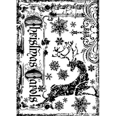 Stampers Anonymous Tim Holtz Stempel - Reindeer Games