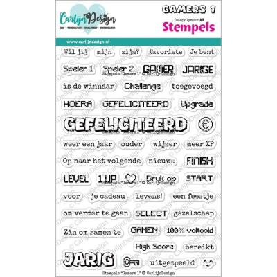 CarlijnDesign Stempel - Gamers 1NL