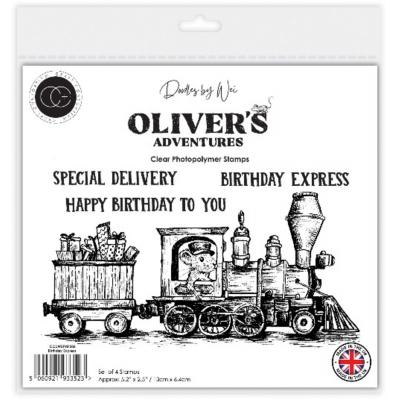Craft Consortium Oliver's Adventures Stempel - Birthday Express