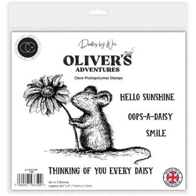 Craft Consortium Oliver's Adventures Stempel - Daisy