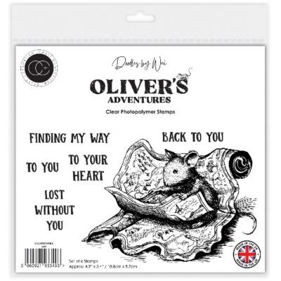 Craft Consortium Oliver's Adventures Stempel - Lost