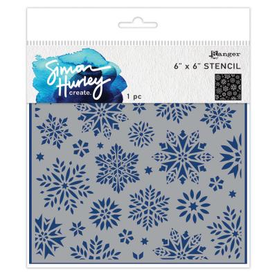 Ranger Simon Hurley create. Stencil - Dazzling Snowflakes