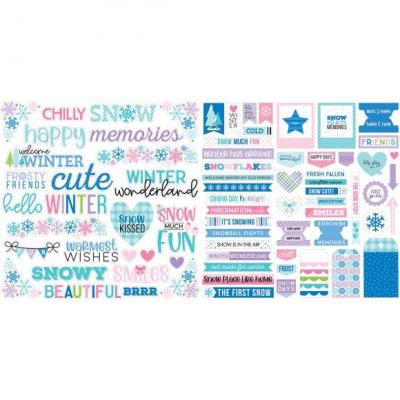 Bella Blvd Snowflake Season - Ephemera Words