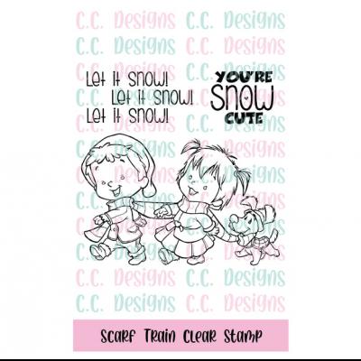 C.C. Designs Stempel - Scarf Train