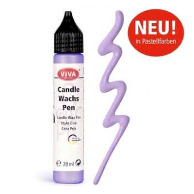 ViVa Decor Candle Wachs Pen - Pastelllila