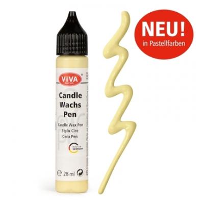 ViVa Decor Candle Wachs Pen - Pastellgelb