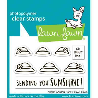 Lawn Fawn Stempel - All The Garden Hats