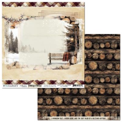 49 And Market Timber And Tweed Designpapier - Alpine Retreat