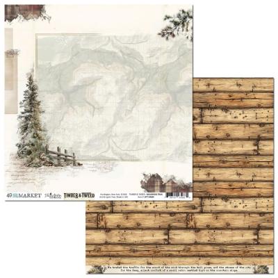 49 And Market Timber And Tweed Designpapier - Mountain Trail