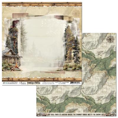 49 And Market Timber And Tweed Designpapier - Wooded Forest