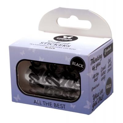 StudioLight All The Best Black Transparent Stickers On Roll