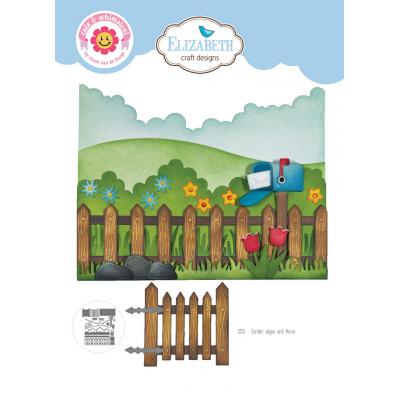 Elizabeth Craft Designs Dog Days - Garden Edges and Fence
