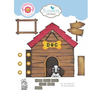 Elizabeth Craft Designs Dog Days - Dog House Build a Book
