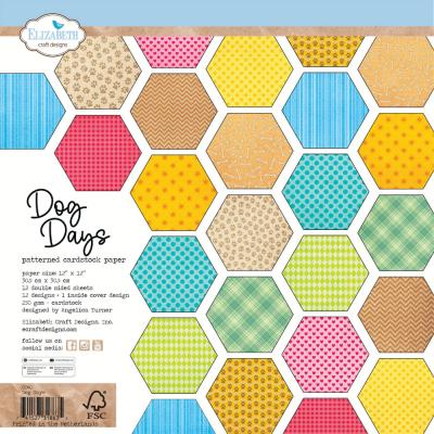 Elizabeth Craft Designs Dog Days - Patterned Cardstock Paper
