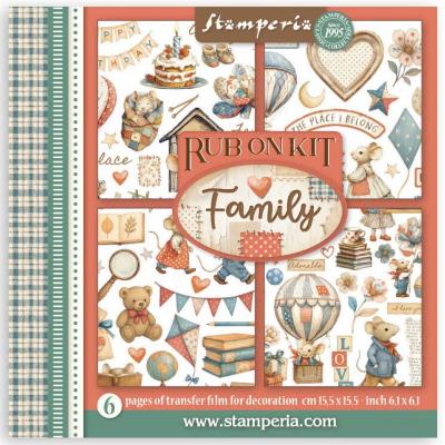 Stamperia Family Rub-On - Rub-On Kit