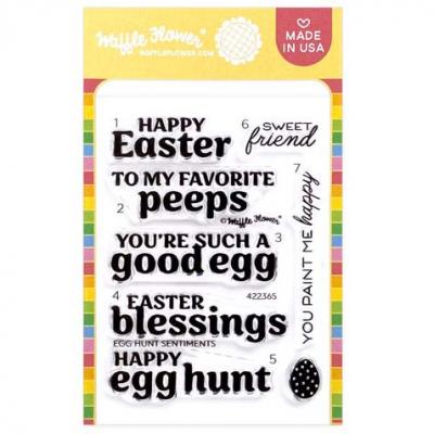 Waffle Flower Stempel - Egg Hunt Sentiments