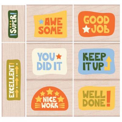 Hero Arts Education Woodblock Stamp Sets - Nice Work