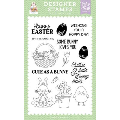Echo Park Easter Basket Stempel - Hoppy Day