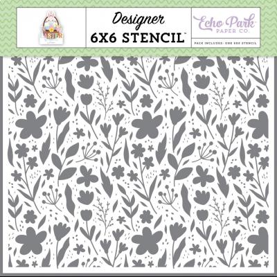 Echo Park Easter Basket Stencil - Spring Stems