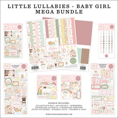 Carta Bella Little Lullabies Baby Girl - Mega Bundle
