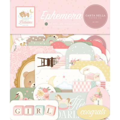 Carta Bella Little Lullabies Baby Girl - Ephemera