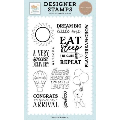 Carta Bella Little Lullabies Baby Boy Stempel - Thank Heaven