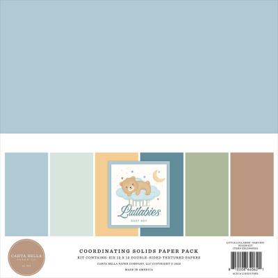 Carta Bella Little Lullabies Baby Boy - Coordinating Solids