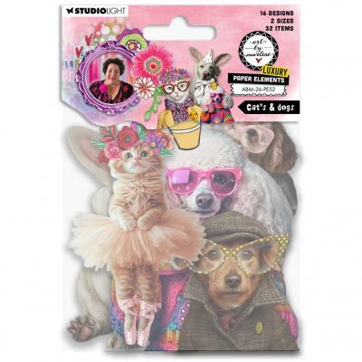 StudioLight Art By Marlene - Cat's & Dogs Luxury Paper Elements