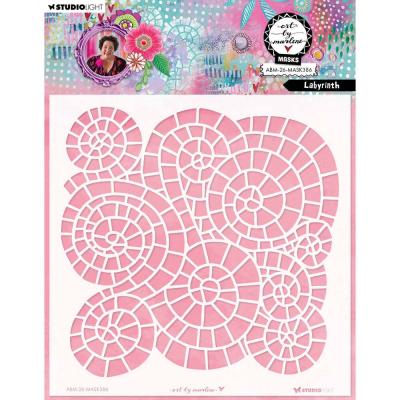 StudioLight Art By Marlene Stencil - Labyrinth