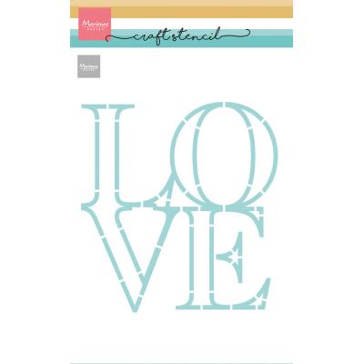 Marianne Design Craft Stencil - LOVE