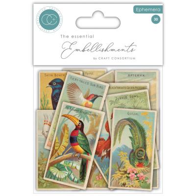 Craft Consortium The Collector Ephemera - Birds