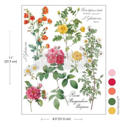 Prima Marketing Re-Design H2O Transfers - Poetry In Petals