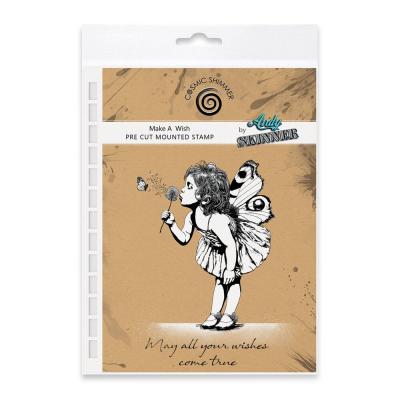 Katy Sue Designs Andy Skinner Pre Cut Rubber Stamps - Make A Wish