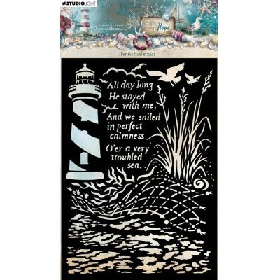 StudioLight Tide Of Hope Stencil - Perfect Calmness