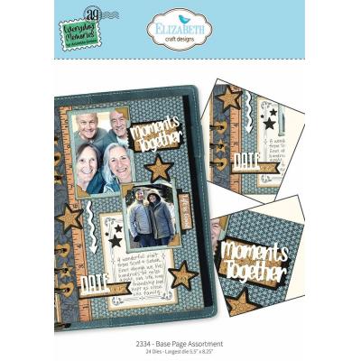 Elizabeth Craft Designs Delightful Discovery Die - Base Page Assortment